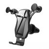 Wozinsky horizontal / vertical Gravity Car Mount Phone Holder for Air Outlet black (WCH-04) - Cell phone holders