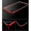 Clear Color Case Gel TPU Electroplating frame Cover for Huawei P30 Lite red -Cell phone cases and covers