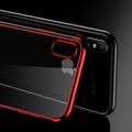 Clear Color Case Gel TPU Electroplating frame Cover for Xiaomi Redmi Note 7 black -Cell phone cases and covers