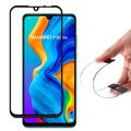 Wozinsky Full Cover Flexi Nano Glass Hybrid Screen Protector with frame for Huawei P30 Lite black -Cell phone tempered glass