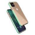 Spring Case clear TPU gel protective cover with colorful frame for iPhone 11 black -Cell phone cases and covers
