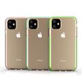 Spring Case clear TPU gel protective cover with colorful frame for iPhone 11 mint - Cell phone cases and covers