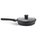 Edenberg Σετ αντικολλητικά μαγειρικά σκεύη με εργαλεία κουζίνας 10 τμχ σε μαύρο χρώμα με ανάγλυφο μοτίβο EB-9186 -  ΕΙΔΗ ΜΑΓΕΙΡΙΚΗΣ - ΚΟΥΖΙΝΑΣ