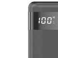 Dudao power bank 20000 mAh 2x USB / USB Type C / micro USB 2 A with LED screen black (K9Pro-06) - Cell phone USB charger