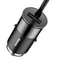 Baseus Enjoy Together Car Charger with Extension 4x USB 5.5A black (CCTON-01) - Cell phone USB charger