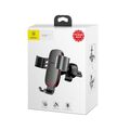 Baseus Metal Age Gravity Car Mount Metal Gravity Car Mount for Ventilation Grille Black (SUYL-D01) - Cell phone holders