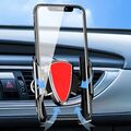 Universal Gravity Car Holder Silver (YC05) - Cell phone holders