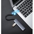 Ugreen USB HUB splitter - 4x USB 3.2 Gen 1 with micro USB power port gray (CM219 50985) - ELECTRONICS