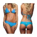 Μαγιό Slip Bikini με Σχέδιο Ήλιο Χρώματος Μπλε MWS2346 -  Γυναικεία Μαγιό