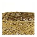 Πλεκτό Σφαιρικό Αμπαζούρ 30 cm Χρώματος Κίτρινο Home Deco Factory LA10303 -  Φωτισμός Εσωτερικού Χώρου