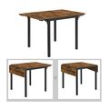 Μεταλλικό Επεκτεινόμενο Τραπέζι 120 x 78 x 76.2 cm VASAGLE KDT077B01 -  Τραπέζια
