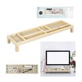 Ξύλινος Οργανωτής Γραφείου 52 x 15 x 6 cm Home Deco Factory HD2281 -  Έπιπλα Γραφείου