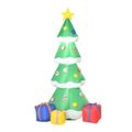 Φουσκωτό Χριστουγεννιάτικo Δέντρο 176 cm με 3 Δώρα και LED Φωτισμό HOMCOM 844-390V70 -  Χριστουγεννιάτικα