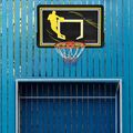 Sportnow Τσέρκι Μπάσκετ για εσωτερικούς και εξωτερικούς χώρους παιδιά και ενήλικες από ατσάλι και PE, 110x90x70 cm, Μαύρο και κίτρινο -  Παιδικά Παιχνίδια