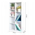 Ξύλινη Βιβλιοθήκη με 6 Ράφια 50 x 24 x 106 cm ModernHome WYJ-071 -  Έπιπλα Γραφείου