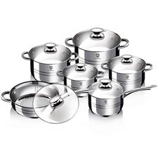 Σετ Μαγειρικών Σκευών 12 τμχ από Ανοξείδωτο Ατσάλι HV-1012 -  ΕΙΔΗ ΜΑΓΕΙΡΙΚΗΣ - ΚΟΥΖΙΝΑΣ