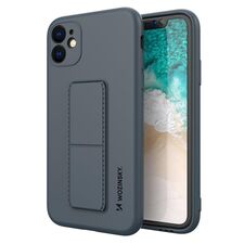 Wozinsky Kickstand Θήκη flexible silicone cover with a stand iPhone 12 navy blue -  Cell phone cases and covers