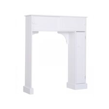 Ξύλινο Έπιπλο Μπάνιου 89 x 23 x 104 cm HOMCOM 834-201 -  Έπιπλα Μπάνιου