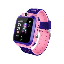 Παιδικό Ρολόι με GPS και Υποδοχή για Κάρτα SIM Χρώματος Ροζ Q12 SPM Q12-Pink -  Smartwatches