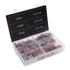 Σετ Κλέμμες Καλωδίων με Κλιπς 60 τμχ Kraft&Dele KD-10496 -  Εργαλεία