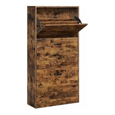 Ξύλινη Παπουτσοθήκη 60 x 24 x 120 cm VASAGLE LBC030X01 - Παπουτσοθήκες