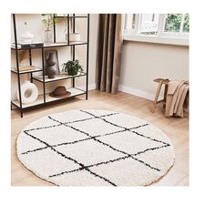 Στρογγυλό Χαλί Σαλονιού 160 cm Boo Lifa-Living 8720195388357 -  Χαλιά