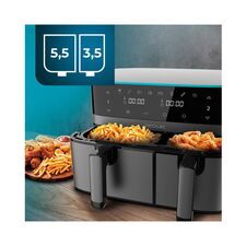Διπλή Ψηφιακή Φριτέζα Αέρος 9 Lt 2700 W Cecofry DuoSize 9000 Cecotec CEC-04954 -  Φριτέζες