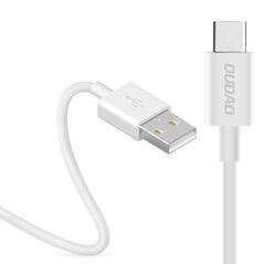 Dudao cable USB / USB Type C 3A 1m white (L1T white) - Cell phone cables | Dudao