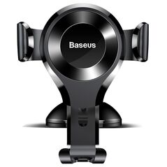 Baseus Osculum Gravity Car Mount Dashboard Windshield Phone Bracket Holder black (SUYL-XP01) - Cell phone holders | Baseus