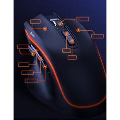 Baseus Gamo 9 Programmable Buttons Gaming Mouse black (GMGM01-01) - Others | Baseus