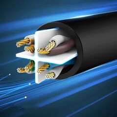 Ugreen Καλώδιο δικτύου RJ45 Cat 6 UTP 1000Mbps 2m Μπλε (NW102 11202) - Cell phone cables | Diamandino