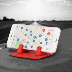 Βάση Κινητού και Tablet Αυτοκινήτου με Αντιολισθητική Επιφάνεια Κόκκινο -  Τεχνολογία