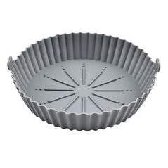 Silicone Tray for Air Fryer Grey 16cm - HOUSEHOLD & GARDEN