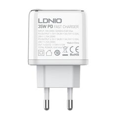 Wall charger LDNIO A2528C 2USB-C 35W + USB-C - Lightning cable - ELECTRONICS