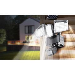 Διπλός Ηλιακός LED Προβολέας 12 W με Ανιχνευτή Κίνησης και Φωτοβολταϊκό Συλλέκτη SPM 40000074 -  Φωτιστικά