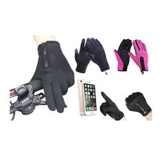 Γάντια Ποδηλάτου για Οθόνη Αφής Touch Screen Gloves Χρώματος Ροζ Large SPM DB4844 -  Αξεσουάρ Ποδηλάτου