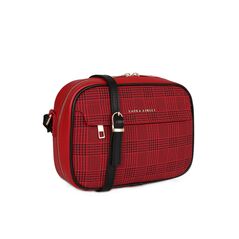 Γυναικεία Τσάντα με Διπλό Φερμουάρ Χρώματος Κόκκινο Καρό Laura Ashley Furley 651LAS1586 -  Τσάντες