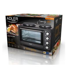 Ηλεκτρικό Κουζινάκι με 2 Εστίες Μαγειρέματος 2500 W Adler AD-6020 -  Φουρνάκια