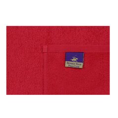 Σετ με 2 Πετσέτες Προσώπου 50 x 90 cm Χρώματος Κόκκινο Beverly Hills Polo Club 355BHP2290 -  Πετσέτες