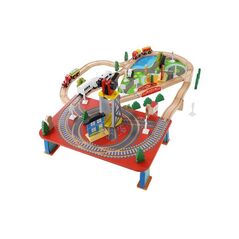 Σετ Ξύλινος Σιδηρόδρομος 88 τμχ Kruzzel 9363 - Παιδικά Παιχνίδια