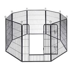 Οκτάγωνο Μεταλλικό Κλουβί - Πάρκο Εκπαίδευσης Σκύλου Βαρέως Τύπου 77 x 100 cm Feandrea PPK81H -  Περίφραξη & Πορτάκια Σκύλων