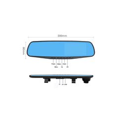 Κάμερα Καθρέπτης Αυτοκινήτου με Οθόνη LCD 4.3'' SPM SJ54 -  Είδη Αυτοκινήτου