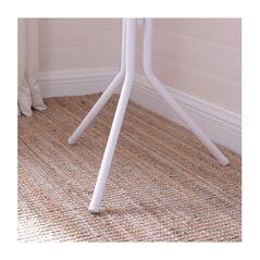 Μεταλλικός Καλόγερος 44 x 182 cm Χρώματος Λευκό Songmics RCR19W -  Διακόσμηση