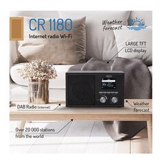 Ψηφιακό Ραδιόφωνο WiFi με Internet Radio και Ξυπνητήρι Camry CR-1180 -  Ηχοσυστήματα