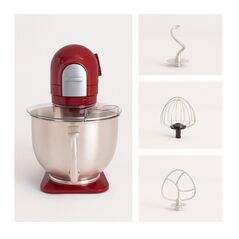 Κουζινομηχανή 1200 W Χρώματος Κόκκινο DOWNMIX Retro CREATE IKOHS 8435572607043 -  Κουζινομηχανές - Πολυμίξερ