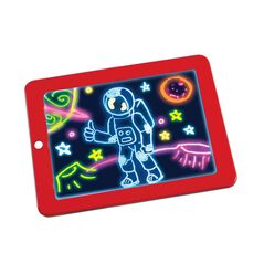 Μαγικός Φωτεινός Πίνακας Ζωγραφικής SPM 3DX9-Red - Παιδικά Παιχνίδια