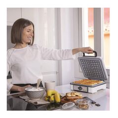 Βαφλιέρα 1200 W Fun Gofrestone 4 Inox Cecotec CEC-08017 -  Βαφλιέρες