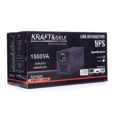 UPS με LCD Οθόνη 1500 VA 900 W Kraft&Dele KD-1929 -  UPS & Αξεσουάρ