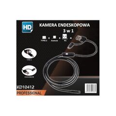 Ενδοσκοπική Κάμερα με Καλώδιο 5 m και Φωτισμό LED Kraft&Dele KD-10412 -  Διάφορα Όργανα Μέτρησης