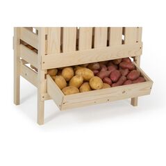 Ξύλινο Έπιπλο Αποθήκευσης για Πατάτες 80 x 30 x 50 cm Idomya 30012225 -  Αποθηκευτικοί Χώροι